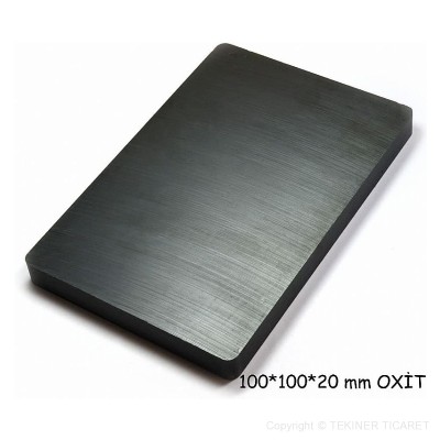 100*100*20 mm Dikdrtgen Okxit Mknats