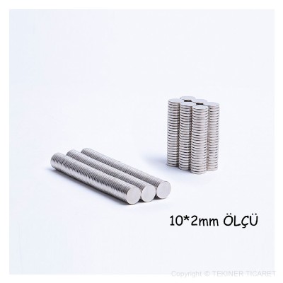 10*2 mm Neodyum Mknats