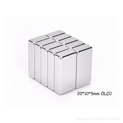 20*10*5 mm Neodyum Magnet
