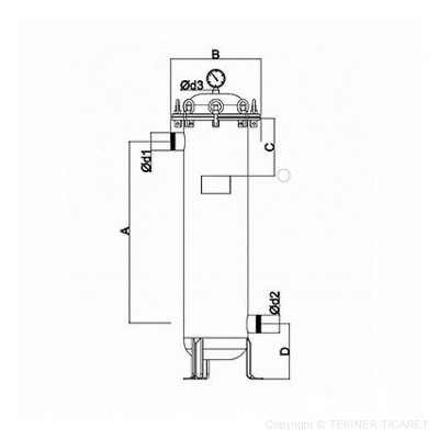 DN-80 Manyetik Torba Filtre